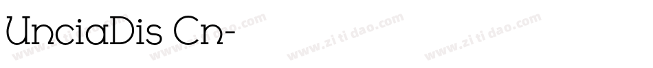 UnciaDis Cn字体转换